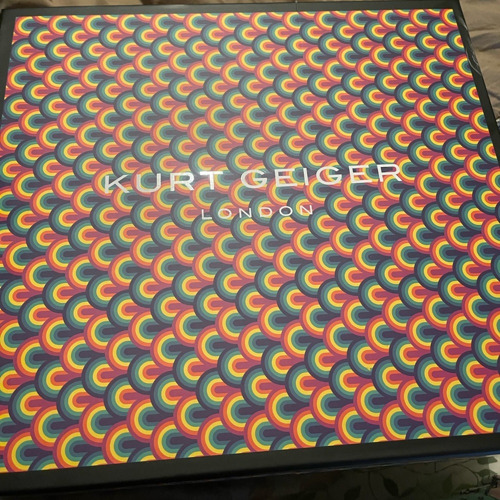 Kurt Geiger Multicolor Patterned Box NWT - image 1